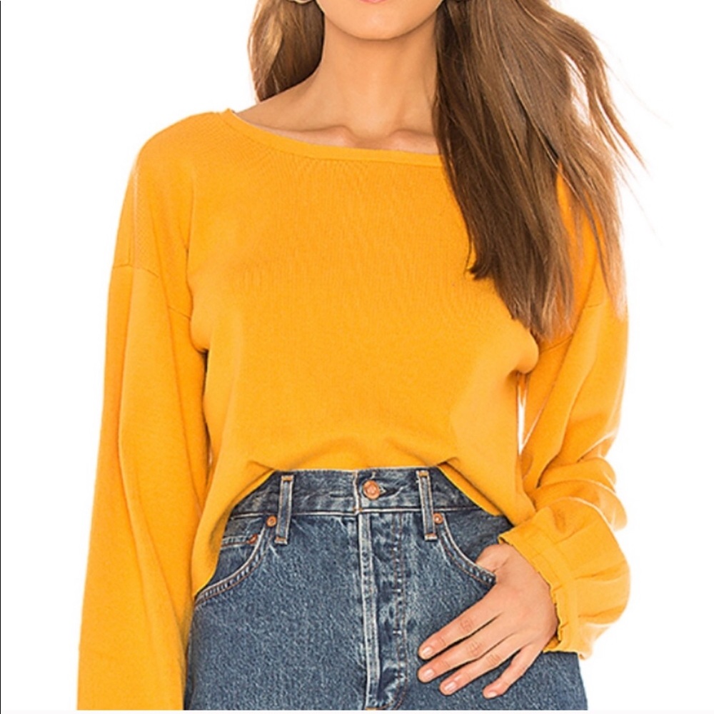 Lovers + Friends balloon sleeve sweater